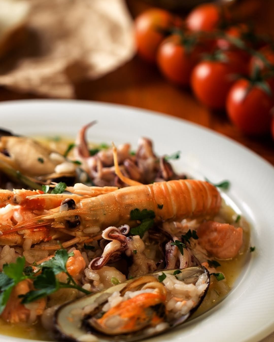 Arròs caldós de marisc